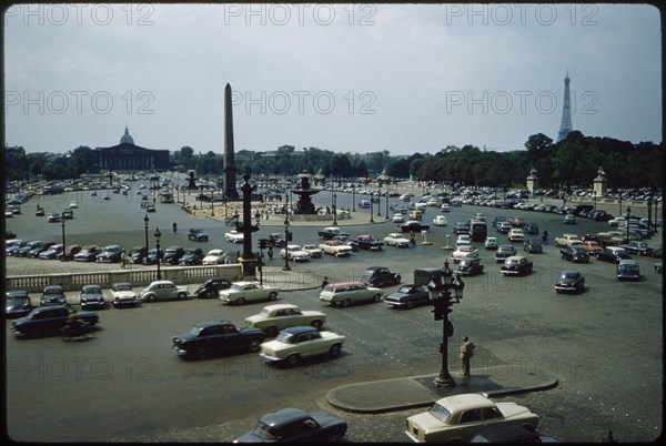 Place de la Concorde, Paris, France, 1961