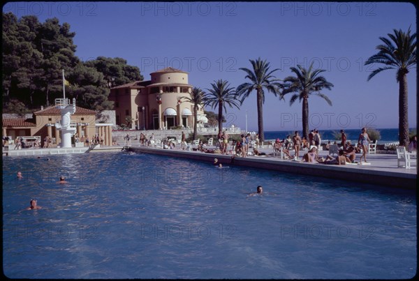 Swimming Pool, Monaco, 1961