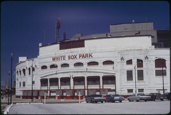 White Sox Park, or Comiskey Park, Home of Chicago White Sox Baseball Team, Chicago, Illinois, USA, 1972