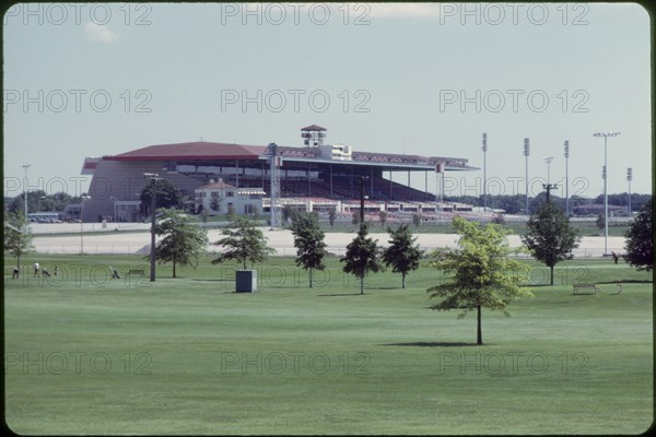 Arlington Park Race Track, Arlington Heights, Illinois, USA, 1972