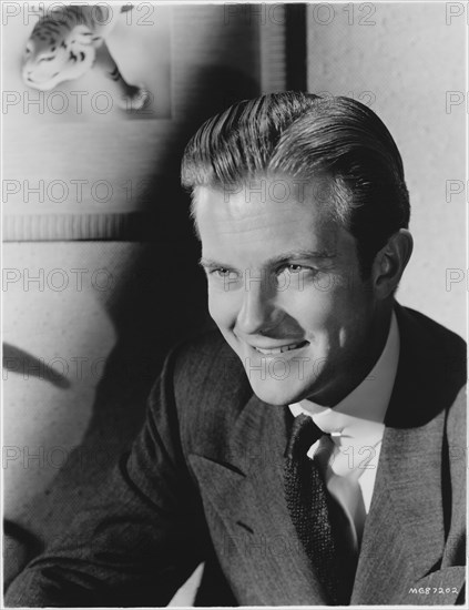 William Lundigan, Publicity Portrait for the Film, "Northwest Rangers", MGM, 1942