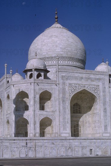 Taj Mahal, Close-up Detail, Agra, India, 1962