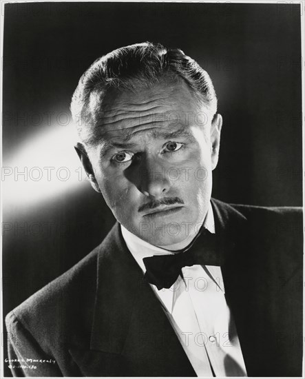 George MacReady, Head and Shoulders Publicity Portrait for the Film, "Down to Earth", Columbia Pictures, 1946