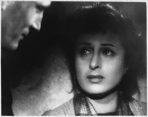Anna Magnani, on-set of the Film, "Roma, Citta Aperta" (aka Rome, Open City), Minerva Film, SPA, 1945