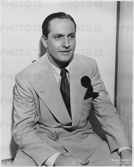 Fredric March, Publicity Portrait for the Film, "Trade Winds", United Artists, 1938