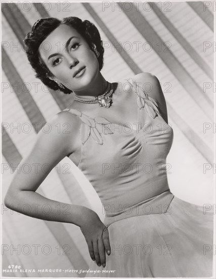 Maria Elena Marques, Publicity Portrait for the Film, "Across the Wide Missouri", Loew's Inc./MGM, 1951