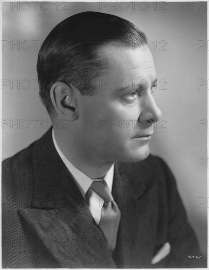 Herbert Marshall, Publicity Portrait for the Film, "Outcast Lady", MGM, 1934