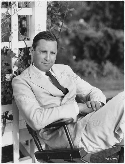 Herbert Marshall, Seated Publicity Portrait, 1934