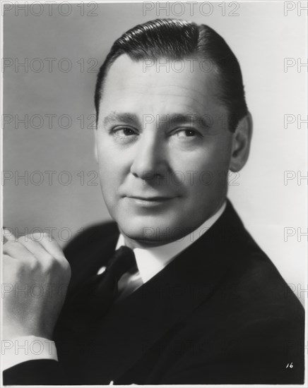 Herbert Marshall, Publicity Portrait for the Film, "Mad About Music", Universal Pictures, 1938