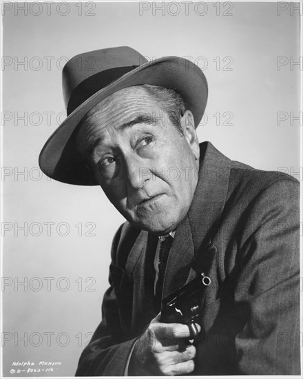 Adolphe Menjou, Publicity Portrait for the Film, "The Sniper", Columbia Pictures, 1952