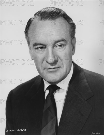 George Sanders, Publicity Portrait for the Film, "That Certain Feeling", Paramount Pictures, 1956