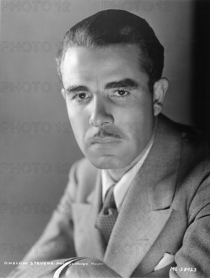 Actor Onslow Stevens, Publicity Portrait, MGM, 1934