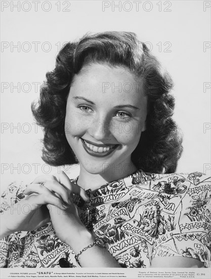 Janis Wilson, Publicity Portrait for the Film, "Snafu", Columbia Pictures, 1945