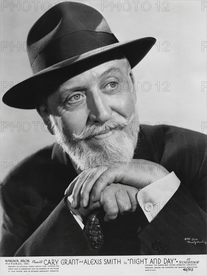 Monty Woolley, Publicity Portrait for the Film, "Night and Day", Warner Bros., 1946