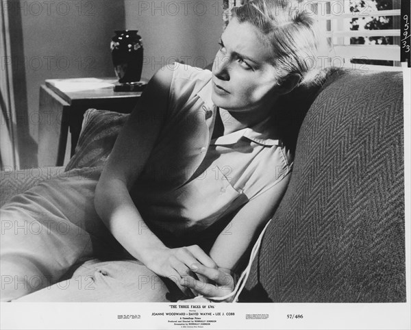 Joanne Woodward, Publicity Portrait, on-set of the Film, "The Three Faces of Eve", 20th Century Fox, 1957