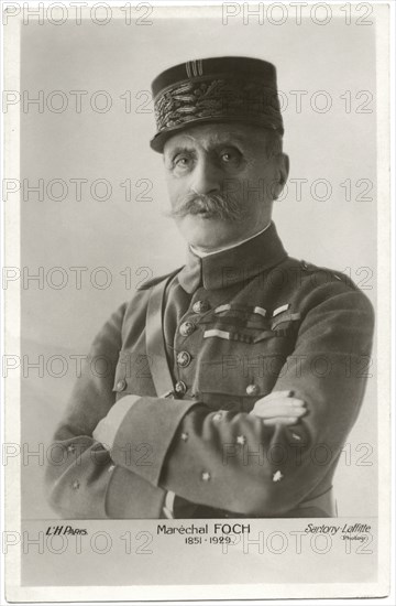 Marshal Ferdinand Foch (1851-1929), French General and World War I Hero, Portrait, early1920's