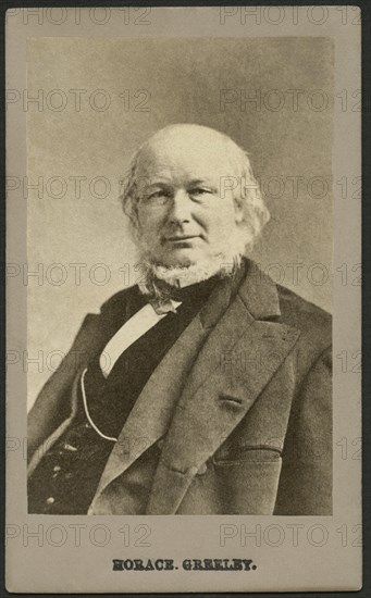 Horace Greeley (1811-1872), American Editor and Politician, Portrait