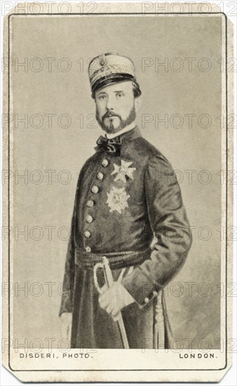 Juan Prim (1814-70), 1st Marquis of los Castillejos, Spanish General and Statesman, Prime Minister of Spain 1869-70, Military Portrait, 1860