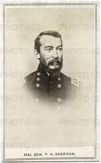 Philip Henry Sheridan (1831-88), U.S. Army Officer and Union General during American Civil War, Portrait, 1860's