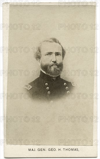 George Henry Thomas (1816/70), U.S. Army Officer and Union General during American Civil War, Portrait, 1860's