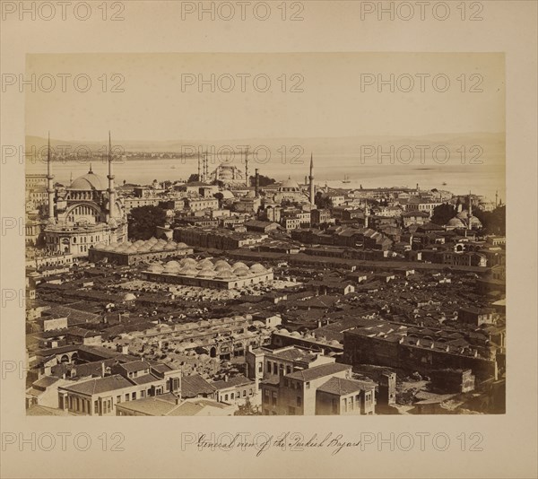 General View of Bazaars, Istanbul, Turkey