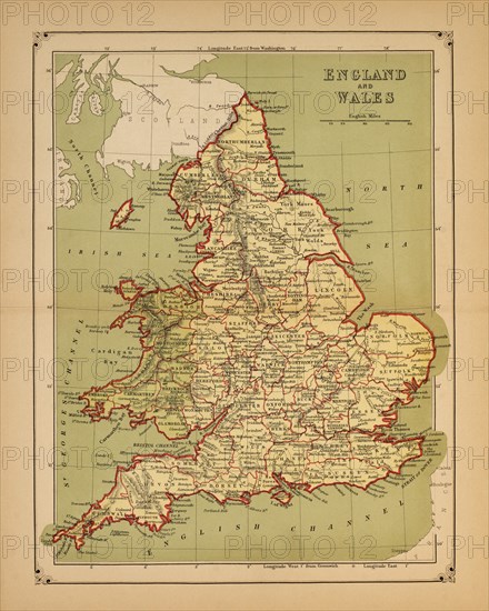 Historical Map of England and Wales