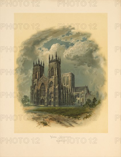 York Minster, West Front, Arthur Wilde Parsons, 1886