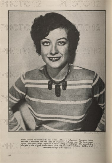 Actress Joan Crawford, Publicity Portrait inside The New Movie Magazine, May 1930