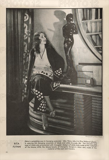 Actress Rita Flynn, Publicity Portrait inside The New Movie Magazine, May 1930