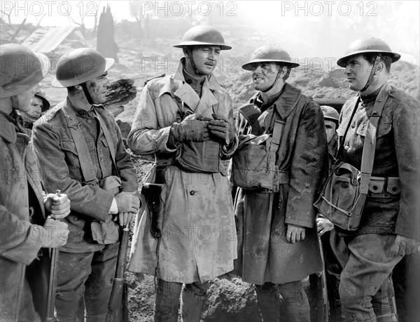 Robert Young (center), on-set of the Film, "H.M. Pulham, Esq.", MGM, 1941