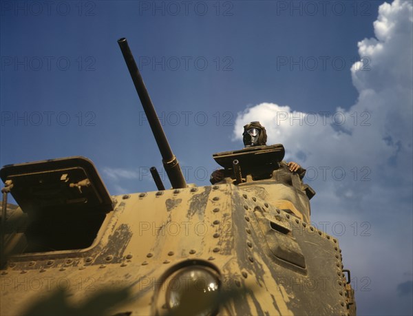 Tank Commander, Fort Knox, Kentucky, USA, Alfred T. Palmer for Office of War Information, June 1942