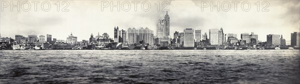 Skyline, New York City, New York, USA, Irving Underhill, 1908