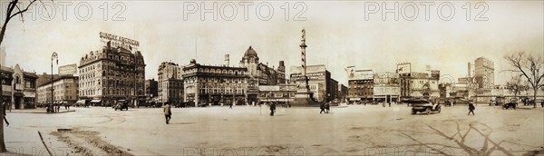 Columbus Circle, New York City, New York, USA, Irving Underhill, 1913