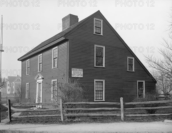 Birthplace of John Adams, Quincy, Massachusetts, USA, Detroit Publishing Company, 1904