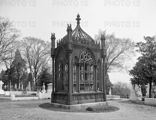 Hollywood, Tomb of U.S. President James Monroe, Richmond, Virginia, USA, Detroit Publishing Company, 1905