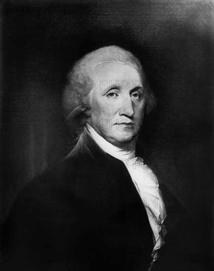 George Washington (1732-99), First President of the United States, Photograph of a John Trumbell Portrait at Yale School of Fine Arts, Detroit Publishing Company, 1900