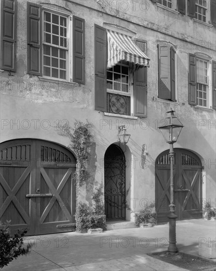 Legge's House, 101 East Bay, Charleston, South Carolina, USA, Frances Benjamin Johnston, 1937