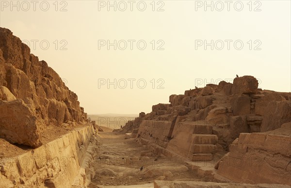 The Cemetery at the Pyramids of Giza, Egypt
