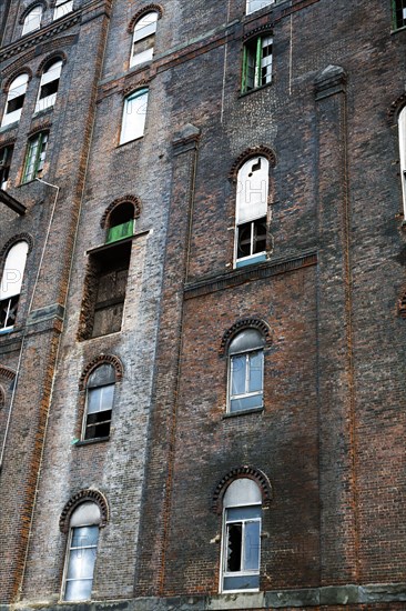 Abandoned Factory Building, Exterior Detail