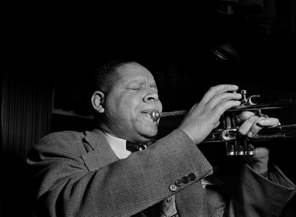 Henry "Red" Allen, Portrait, Onyx Club, New York City, New York, USA, William P. Gottlieb Collection, 1946