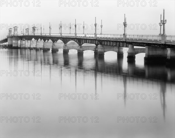 Lion Bridge (Bridge of Lions), St. Augustine, St. John's County, Florida, USA, by Francis Benjamin Johnston, 1936