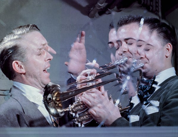 Portrait of Stan Kenton and Buddy Childers, Richmond, Virginia, USA, William P. Gottlieb Collection, 1947