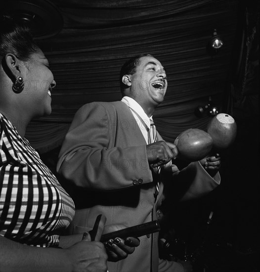 Portrait of Machito and Graciella Grillo, Glen Island Casino, New York, New York, USA, William P. Gottlieb Collection, July 1947