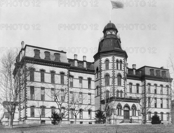 Main Building, Exterior, Howard University, Washington DC, USA, 1900