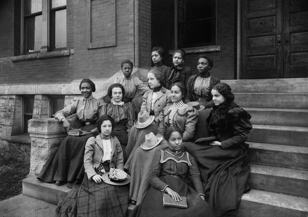 Junior Normal Class, Fisk University, Nashville, Tennessee, USA, 1899