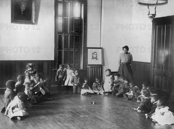 Kindergarten Class, Haines Normal and Industrial Institute, Augusta, Georgia, USA, 1900