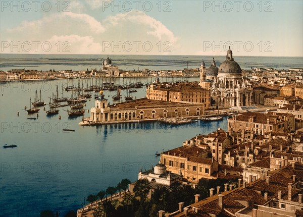 From the Campanile, I, Venice, Italy, Photochrome Print, Detroit Publishing Company, 1900