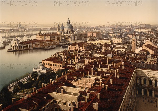 From the Campanile, II, Venice, Italy, Photochrome Print, Detroit Publishing Company, 1900