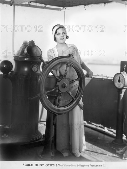 Actress Winnie Lightner, on-set of the Film, "Gold Dust Gertie", Warner Bros., 1931