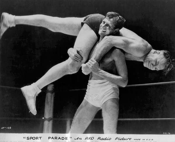 Joel McRae (standing), "Sport Parade", RKO Radio Picture, 1932